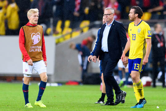 Janne Andersson, head coach of Sweden