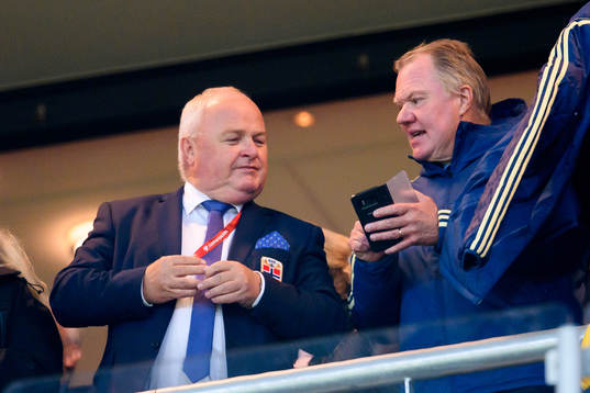 Terje Svendsen, president of the Norwegian Football