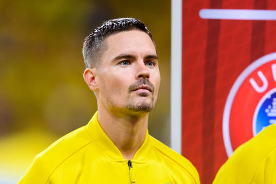Mikael Lustig of Sweden at lineup