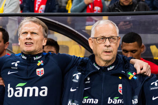 Lars Lagerbäck, head coach of Norway