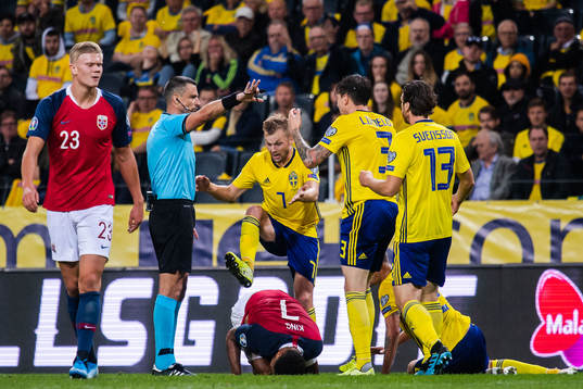 Sebastian Larsson, Victor Nilsson Lindelöf and Gustav