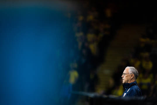 Lars Lagerbäck, head coach of Norway