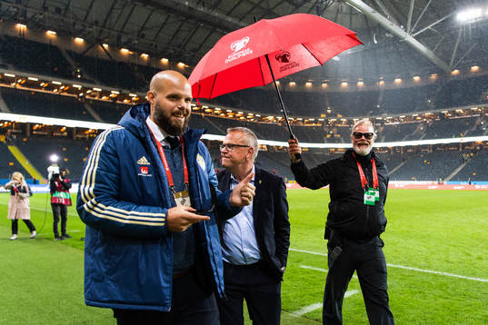 Janne Andersson, head coach of Sweden
