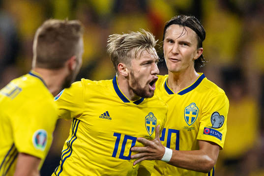 Bläddra bland fler bilder av Football, UEFA Euro Qualifier, Sweden - Norway