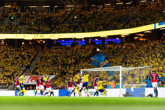 General view of Friends Arena