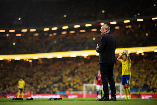 Janne Andersson, head coach of Sweden