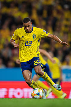 Robin Quaison of Sweden