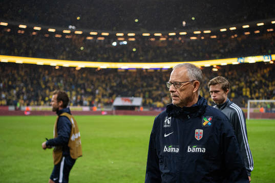Lars Lagerbäck, head coach of Norway