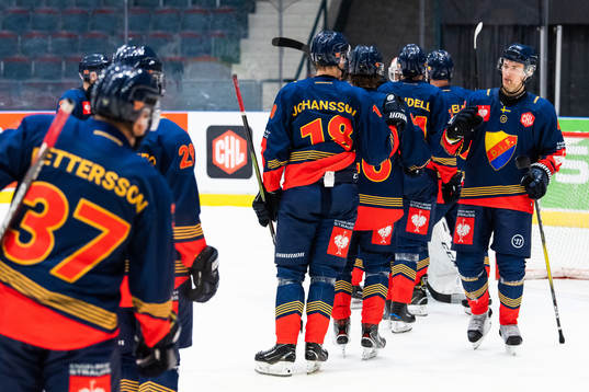Players of Djurgården celebrate