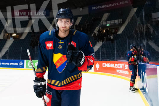 Anton Hedman of Djurgården celebrates