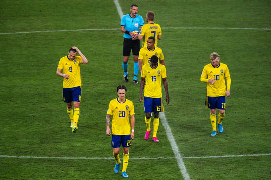 Albin Ekdal, Kristoffer Olsson, Emil Forsberg and Alexander