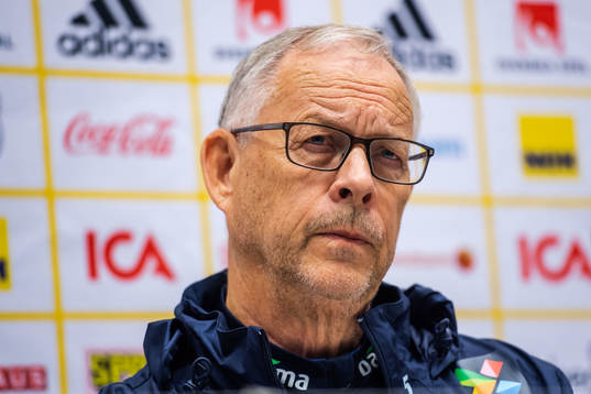 Lars Lagerbäck, head coach of Norway