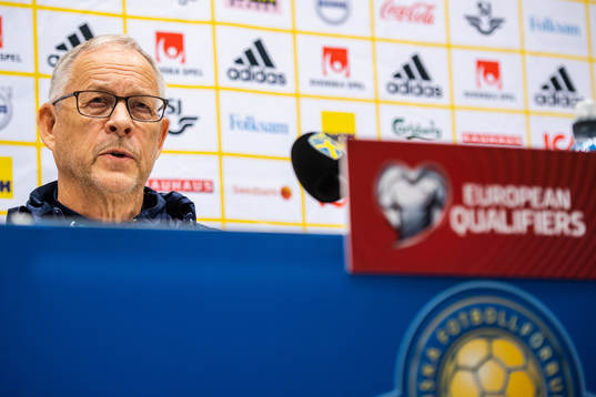 Lars Lagerbäck, head coach of Norway