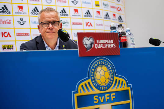 Janne Andersson, head coach of Sweden