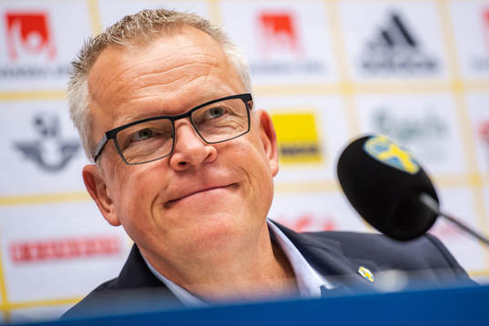 Janne Andersson, head coach of Sweden