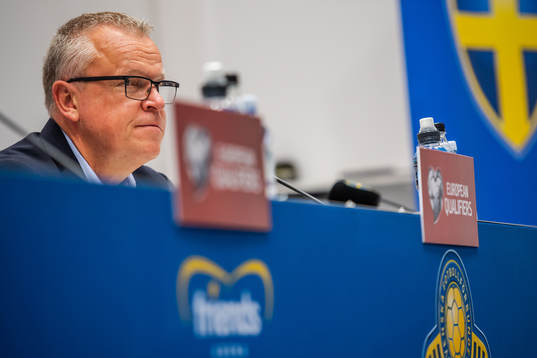 Janne Andersson, head coach of Sweden