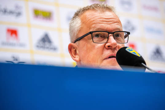Janne Andersson, head coach of Sweden