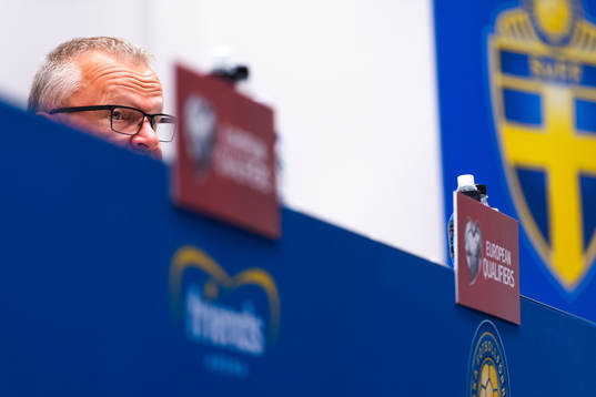 Janne Andersson, head coach of Sweden