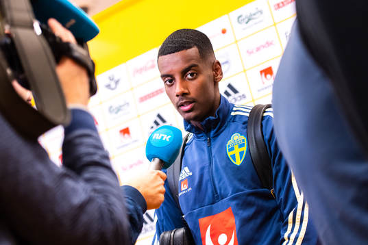 Alexander Isak of Sweden