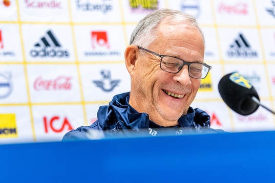 Lars Lagerbäck, head coach of Norway
