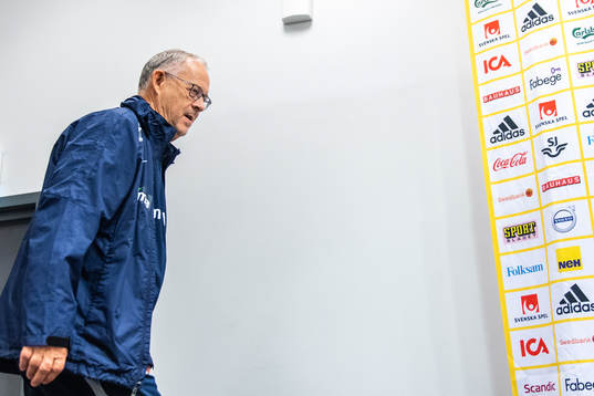Lars Lagerbäck, head coach of Norway