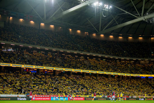 General view of Friends Arena