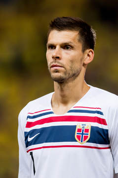Goalkeeper Rune Almenning Jarstein of Norway