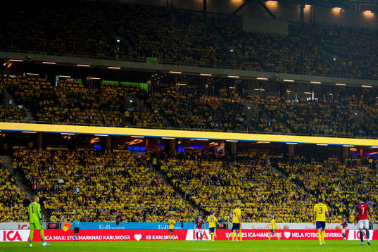 General view of Friends Arena