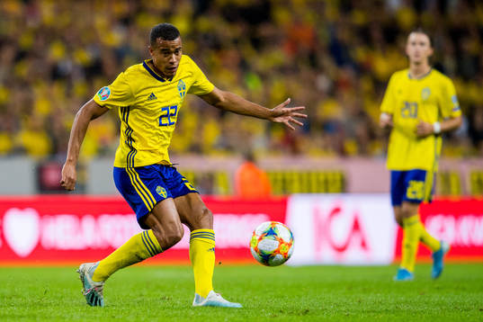 Robin Quaison of Sweden