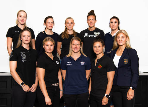 Spelare från samtliga lag i SDHL