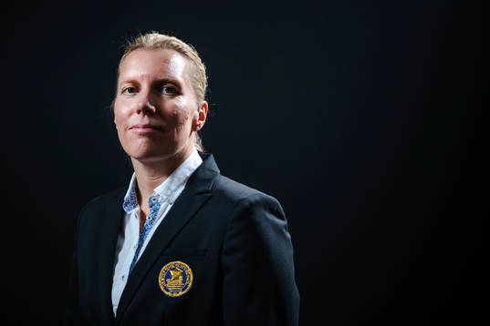 Sveriges förbundskapten Ylva Martinsen