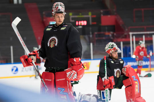 Målvakterna Johan Mattsson och Niklas Rubin