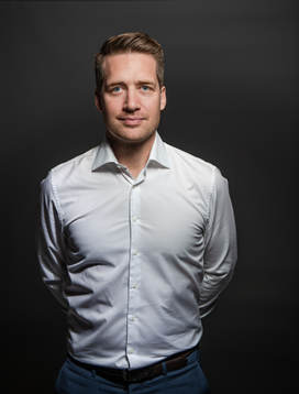 Växjös tränare Sam Hallam