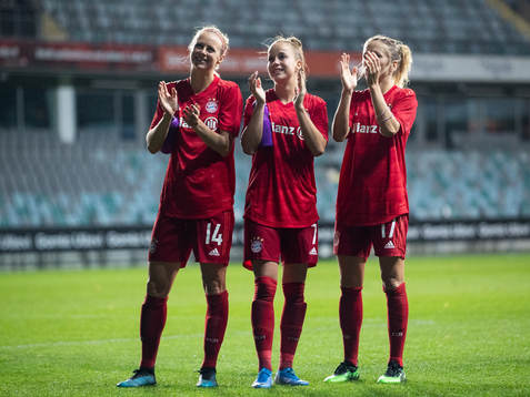 Amanda Ilestedt, Giulia Gwinn and Kathrin Hendrich of
