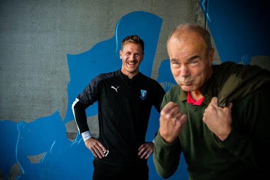 Malmö FFs målvakt Johan Dahlin och
