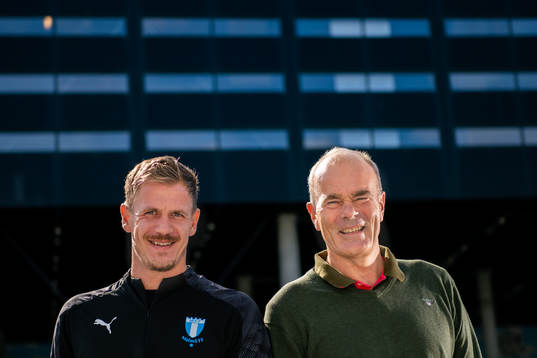 Malmö FFs målvakt Johan Dahlin och