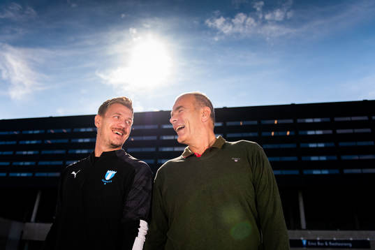 Malmö FFs målvakt Johan Dahlin och
