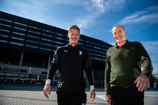 Malmö FFs målvakt Johan Dahlin och