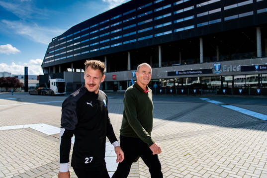 Malmö FFs målvakt Johan Dahlin och
