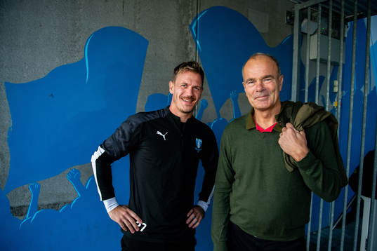 Malmö FFs målvakt Johan Dahlin och