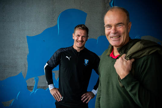 Malmö FFs målvakt Johan Dahlin och