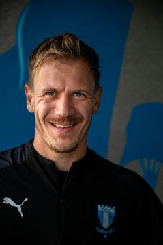 Malmö FFs målvakt Johan Dahlin