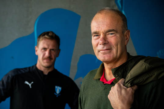 Malmö FFs målvakt Johan Dahlin och