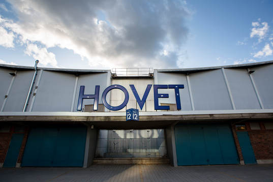 Generell vy över Hovets Isstadion