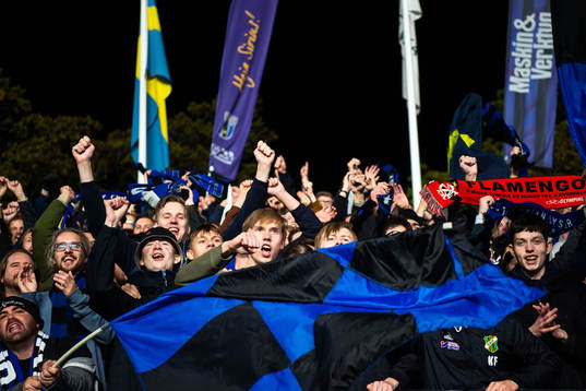 Sirius supportrar jublar