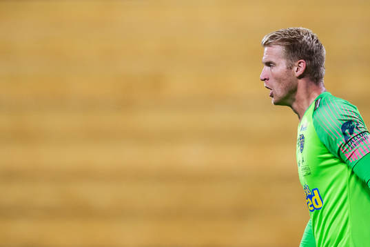 Falkenbergs målvakt Hampus Nilsson