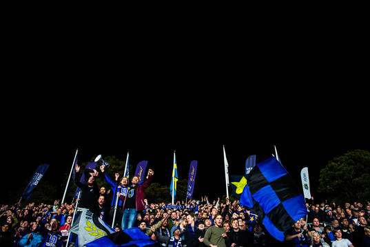 Sirius supportrar jublar