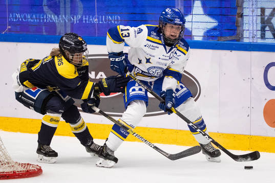 s Maja Beverin och Leksands Hanna Sköld