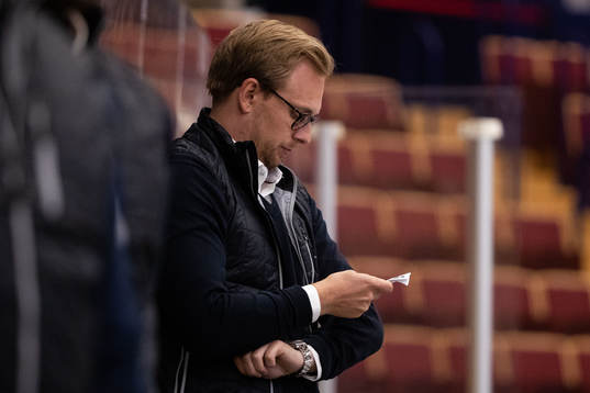 Leksands assisterande tränare Anton Bokull