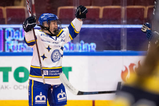 Leksands Nicole Hall jublar